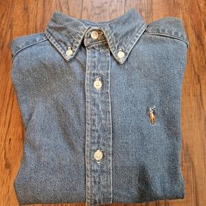 Ralph Lauren Denim Shirt Size 5